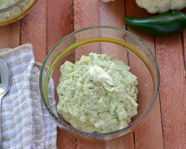 roasted mashed cauliflower
