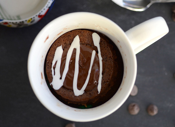 mint mug cake