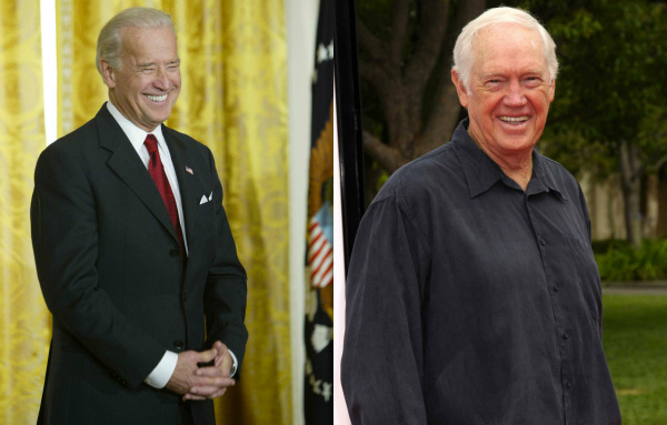 Joe Biden and Ronny Cox