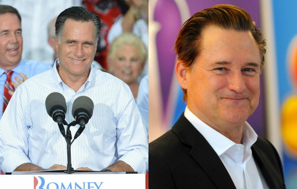 Mitt Romney and Bill Pullman