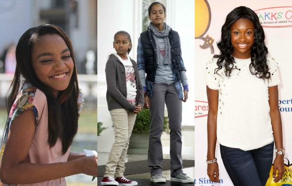 Malia and Sasha Obama