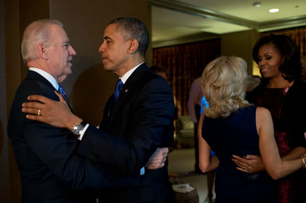The Bidens congratulate the Obamas