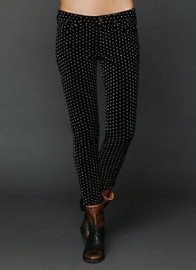 polka dot corduroys