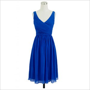 classic silk chiffon dress