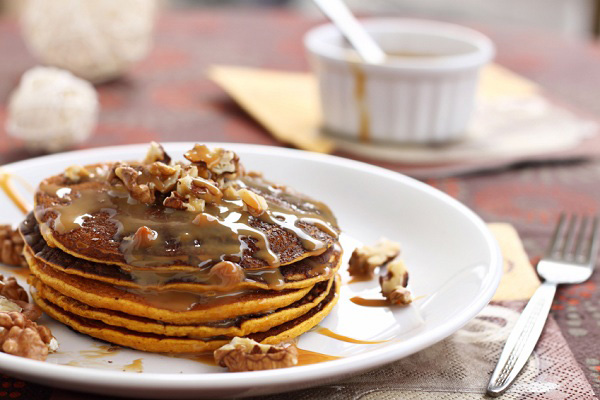 Pumpkin pancakes