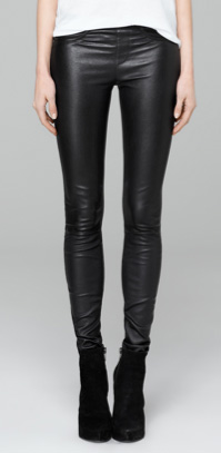 Leather leggings