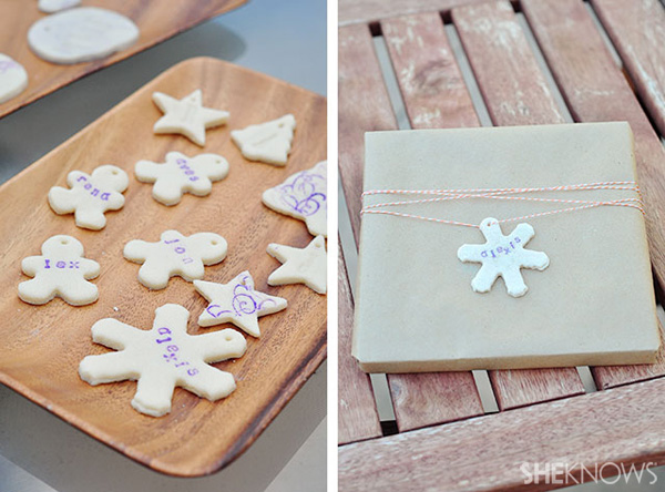 Salt Dough Gift Tags