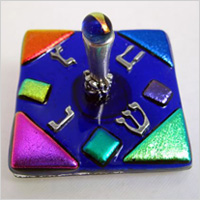 modern handmade dreidels