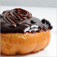 Fudgy Hanukkah cakes 