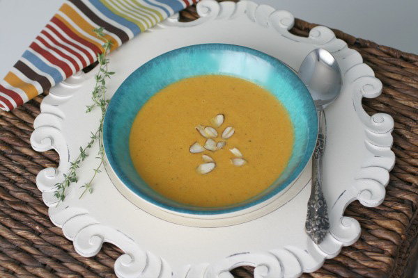 Roasted Carrot and Cauliflower Soup