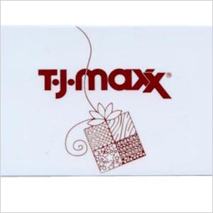 Gift card from T.J.Maxx