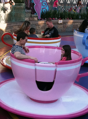 Suri and Tom at Disney