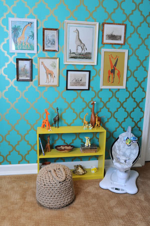 Tori Spelling - Finn's nursery