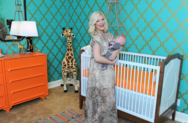 Tori Spelling - Finn's nursery