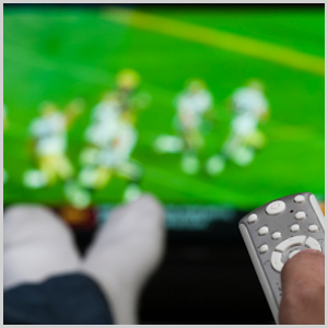 Watching football