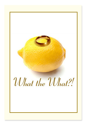 30 Rock Wedding invitation