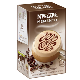 Nescafé Memento Instant Coffee, nescafeusa.com for locations, $4.50 for a box of 8