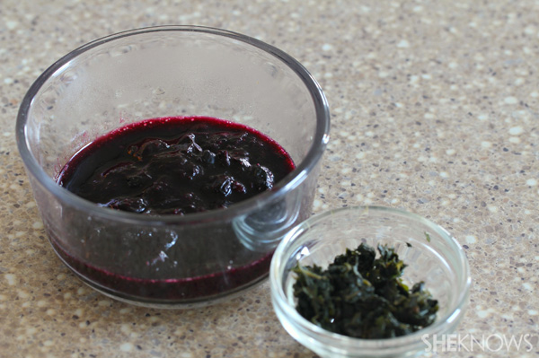 Blueberry and basil