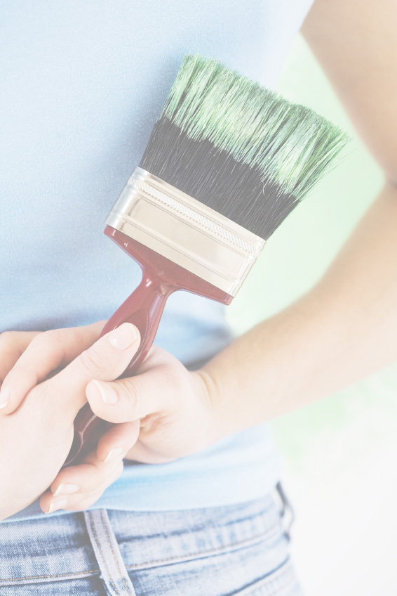 woman painting