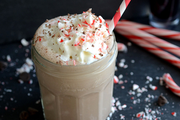 Chocolate peppermint shake