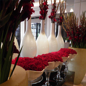 Flower arranging in Barcelona