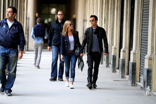 Jennifer Aniston and Justin Theroux