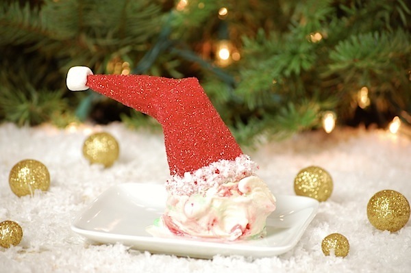 ice cream cone santa hats