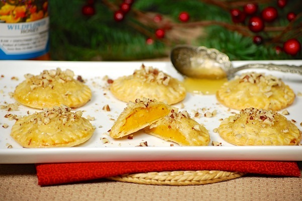 Mini butternut squash pie pockets