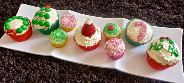 Christmas cupcakes to bring you good cheer