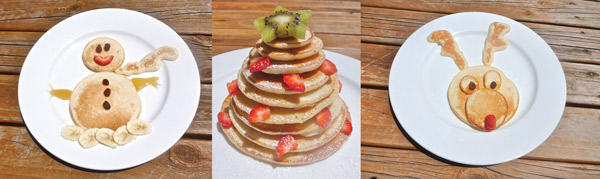 Christmas pancakes to get in the holiday spirit