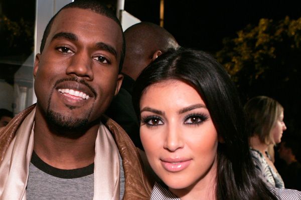 Kanye West and Kim Kardashian - pregnant