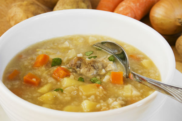 Vegetable barley soup