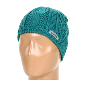 green wool hat