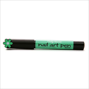 green nail art pen