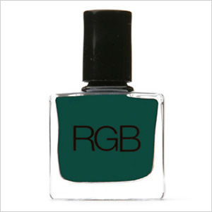 RGB green nail polish