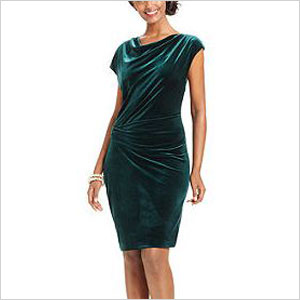 green velvet dress