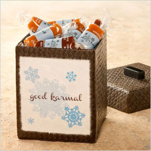 Good Karma caramel snowflakes