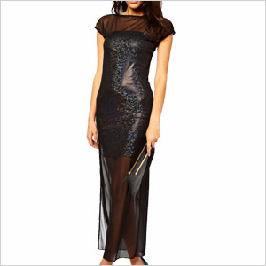 Holographic Maxi dress