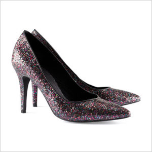 HM glittter pumps
