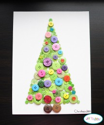 Button Christmas tree