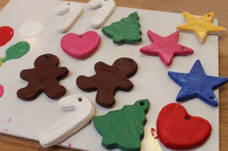 Salt dough ornaments