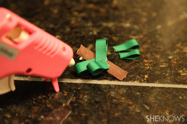 Glue to barrette