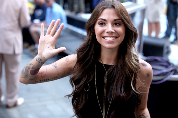 Christina Perri waves