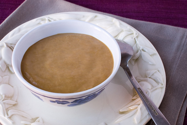 Chestnut white bean soup