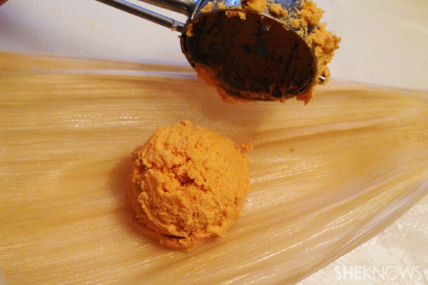 Christmas tamales recipe -- step 4