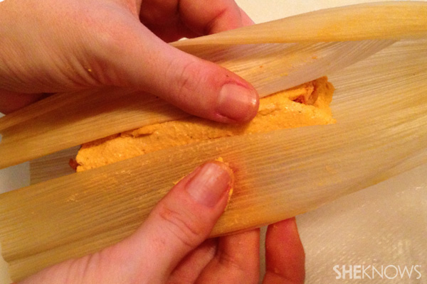 Christmas tamales recipe -- step 7