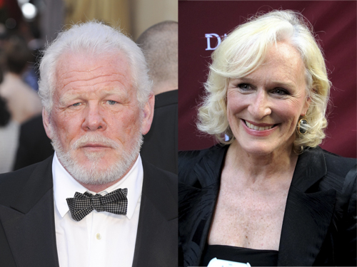 Nick Nolte and Glenn Close