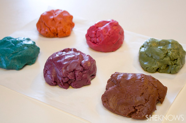 Color the dough