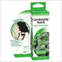 Comfortably Numb throat spray