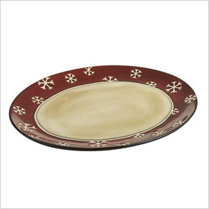 Snowflake platter